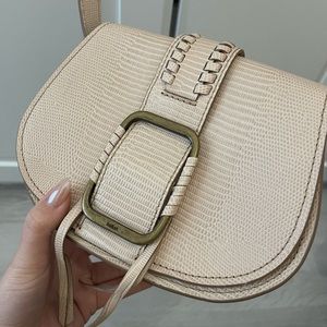 ba&sh Paris Teddy small crossbody in crème